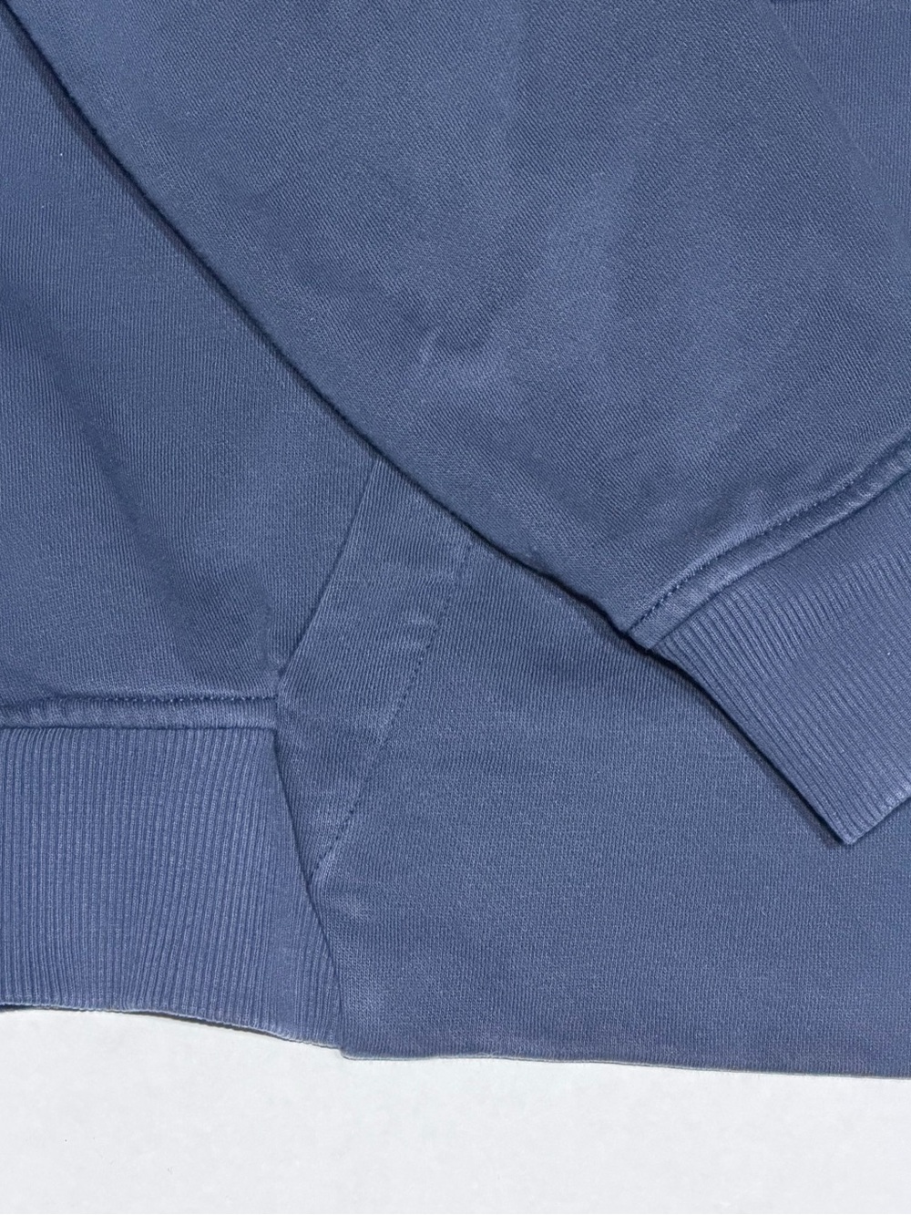 Tommy Hilfiger Navy Hoodie with Red & White Sleeve Stripes - Picture 3 of 10
